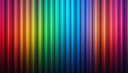A vibrant display of vertical rainbow stripes, with a subtle texture and gradient, creating a dynamic and colorful background.