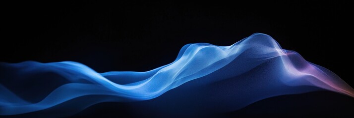 An ethereal blend of colors swirling gracefully in an abstract representation, evoking feelings of mystery, calmness, and the endless flow of emotions displayed artistically.