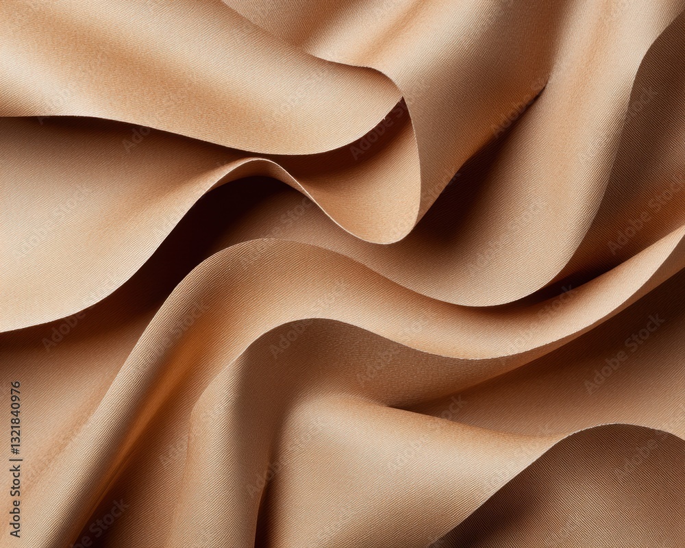 Leinwandbilder organic minimalist texture soft curved paper abstraction in neutral palette - contemporary design el