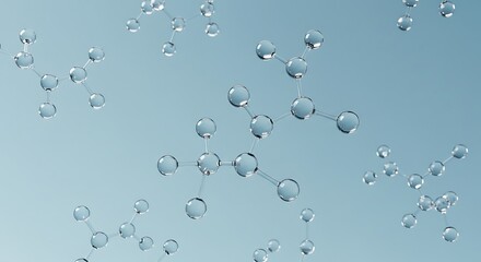 elegant molecular structure of a single amino acid rendered in bold minimalist lines the design floats against a clean background embodying scientific precision with artistic flair