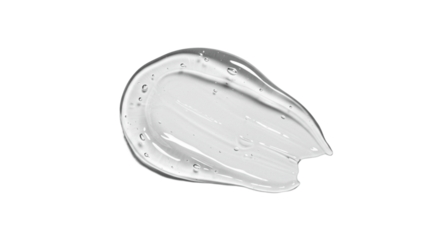 Brushstroke of transparent mica texture