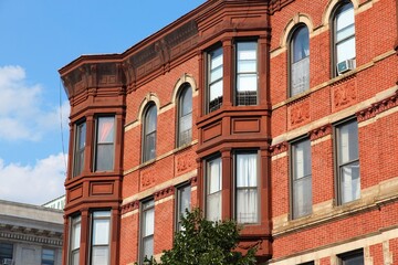 Obraz premium Brooklyn residential architecture in New York