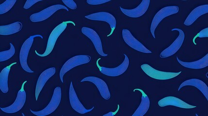 Stunning Abstract Chili Peppers Pattern Design