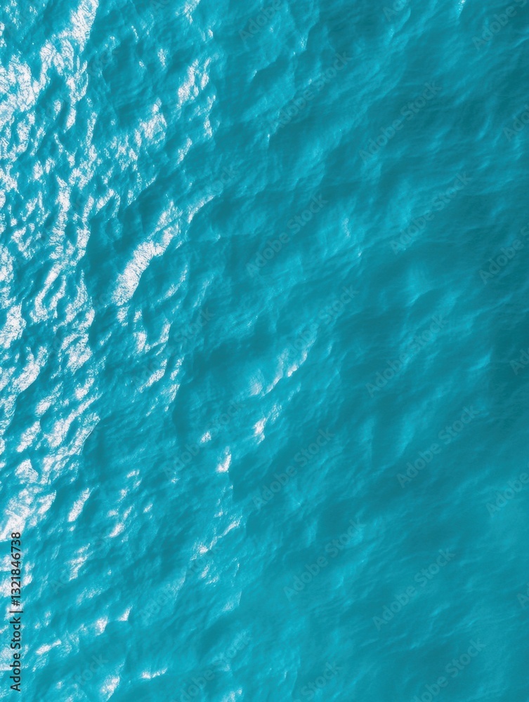 Aufkleber Immersive Azure Texture Oceanic Depth Visualization for Digital Branding, Sustainable Design and Innovative Corporate Visual Storytelling