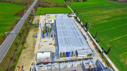 Construction Workers Prepare Site for Building Development