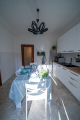 Sleek and functional kitchen space in a modern vacation rental