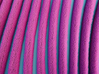 Endless lavender fields stretching towards the horizon, illuminated by soft twilight, dreamlike scenery