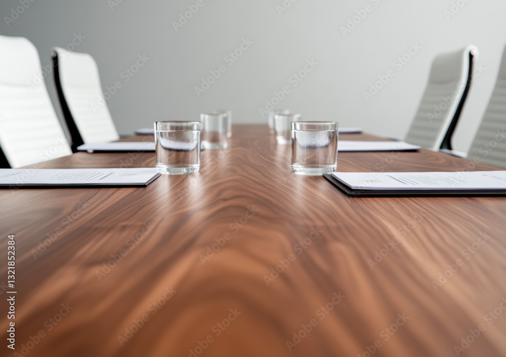 Poster minimalist executive conference design walnut workspace innovation with ergonomic hybrid meeting sol