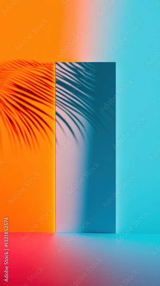 Aufkleber Gradient Minimalism Dynamic Color Transition Design - Modern Abstract Visual Branding for Digital Marketing and Creative Technology Platforms
