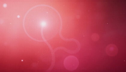 Fototapeta premium Subtle glowing red-magenta gradient with an ethereal neon overlay and soft grain effect