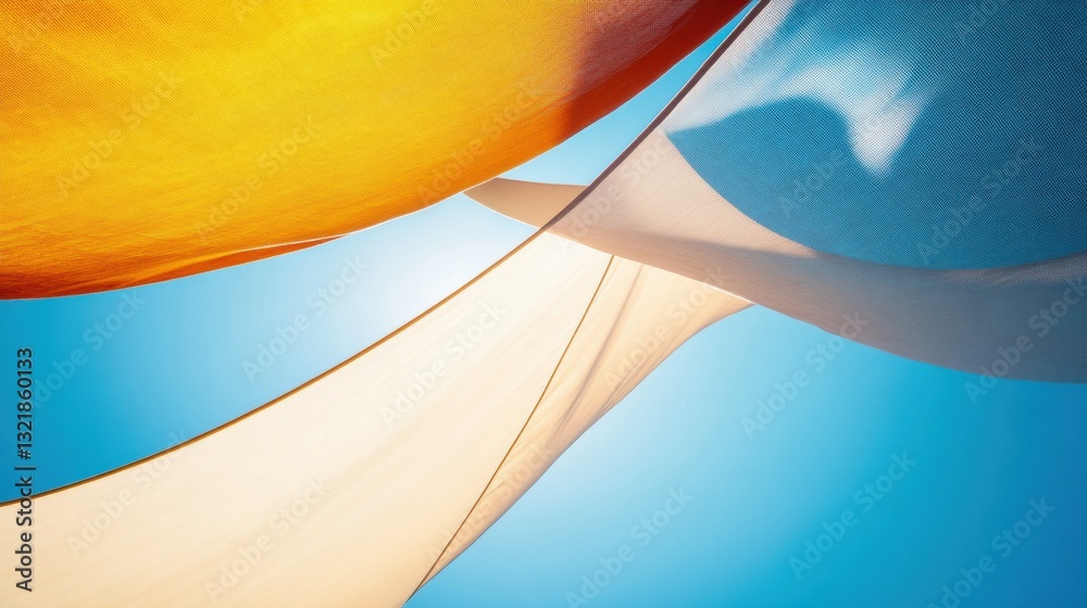 Leinwandbilder dynamic fluid abstraction minimalist color wave design capturing modern aesthetic trends in digital 