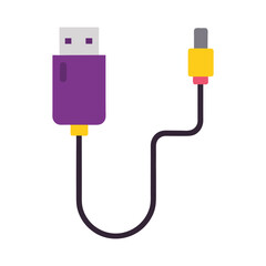 Adaptive Charging USB  Smart and Fast Charging Technology Vector Illustrations