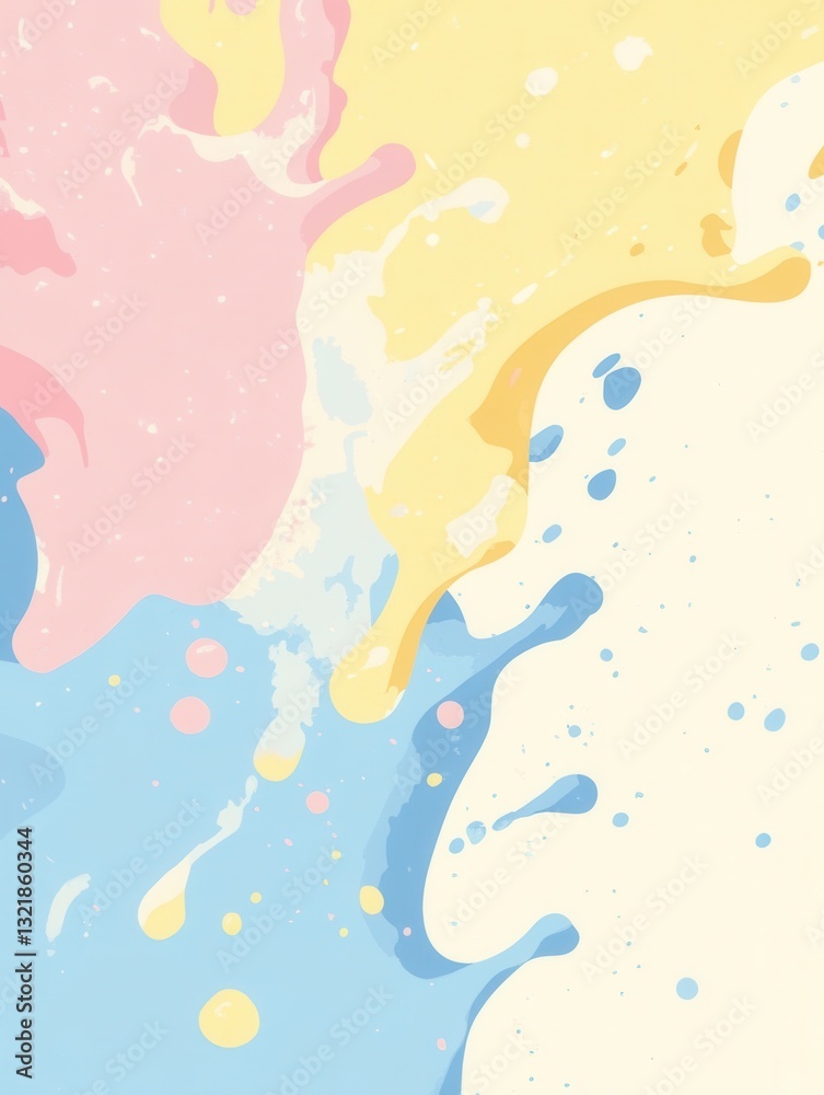Aufkleber Colorful abstract splash background creating a playful atmosphere for creative designs and cheerful projects