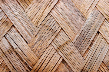Wicker texture with natural patterns. Bamboo texture for background.