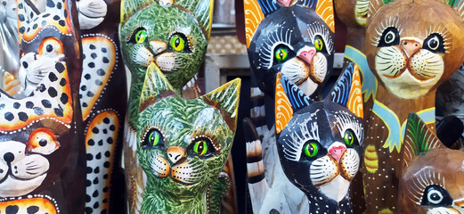decorative cat figures for sale, ornaments