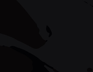 Obraz premium Black Dark Abstract Background with a Futuristic Touch. Deep and Dark Abstract Wallpaper with Smooth Textures and Shadows. Minimalist Black Abstract Dark Background with Subtle Gradient and Depth 