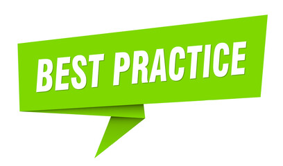 best practice banner. best practice speech bubble, label, sticker, sign template