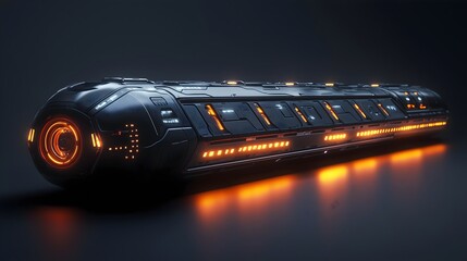 Futuristic gadget showcasing sleek design and advanced technology in an imaginative setting