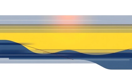 Abstract Fluid Level Indicator Diagram