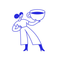 Vector logo design template and graphic element for advertising, branding, posters and banners, funny cartoon illustration with smiling character and mascot,