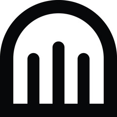 Art silhouette vector style with white background