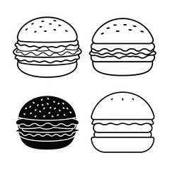 fast food collection International hamburger day