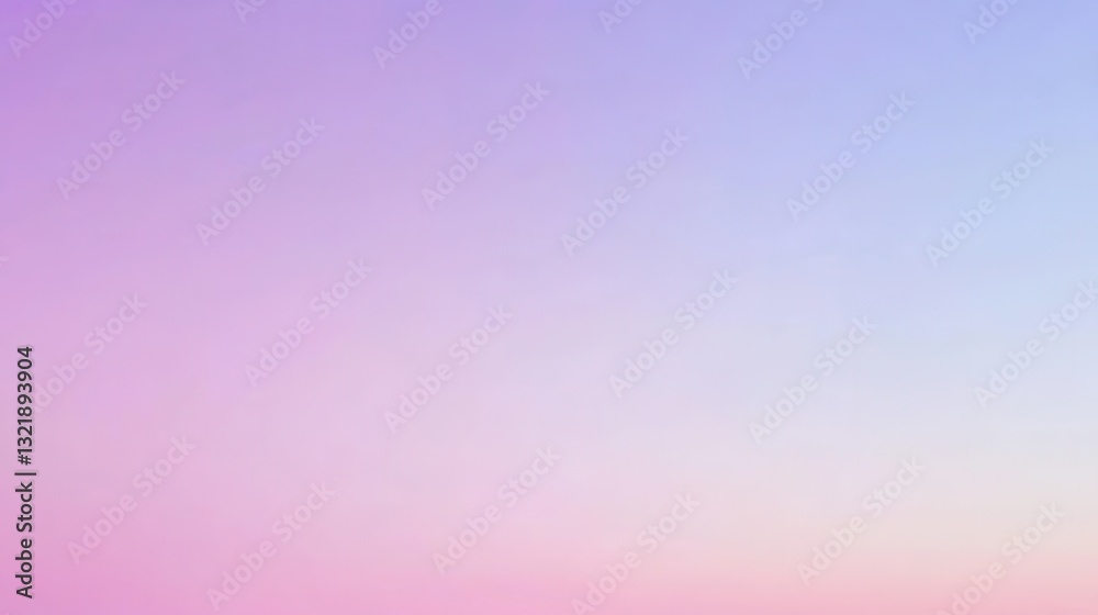 Poster Smooth gradient transition from lavender to pale blue creating a calming and serene atmosphere for meditation or relaxation purposes