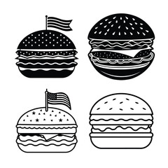 fast food collection International hamburger day