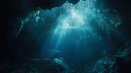 underwater view of the underwater world