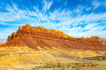 Red-brown landscapes