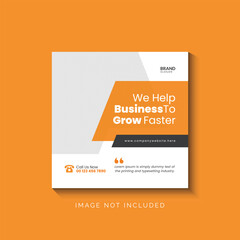 business social media post template 