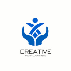Fototapeta premium Creative Unity Logo Concepts for Inspiration