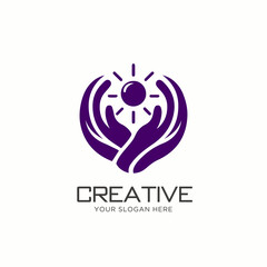 Modern unity logo Design. Collaboration Logo Design