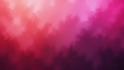 Obraz premium Smooth neon red and magenta gradient texture with dreamy light leaks, soft blur, and grainy noise effect.