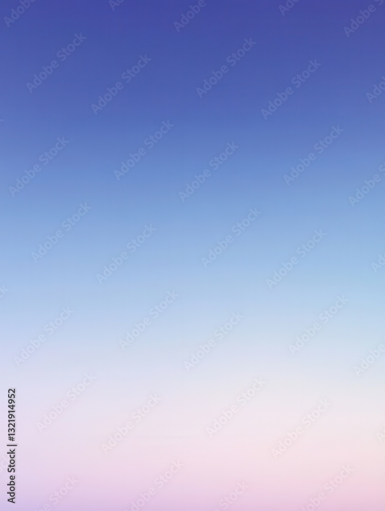 Aufkleber Serene gradient transition from lavender to pale blue creates a calming backdrop for relaxation and mindfulness practice in a tranquil setting