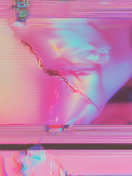 90s vhs crt abstract glitch

