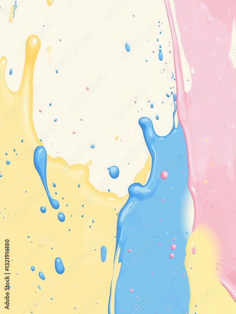 Aufkleber colorful splashes create a playful atmosphere in a vibrant background perfect for cheerful designs o
