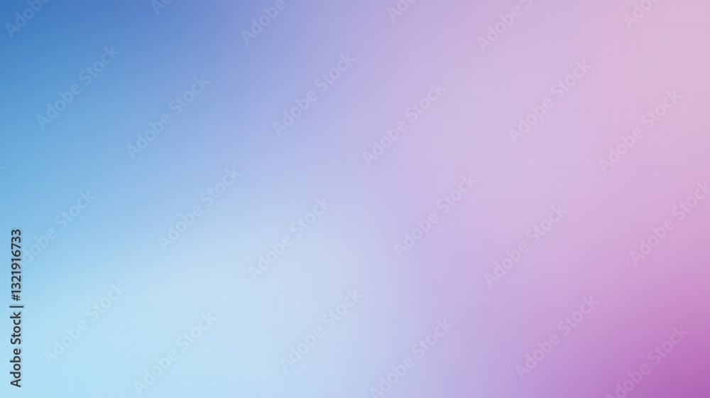 Poster serene gradient background blending lavender and pale blue for calming design and meditation purpose