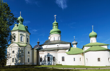 The architectural ensemble of the Kirillo-Belozersky monastery. An object of cultural heritage of the peoples of the Russian Federation of federal significance. Kirillov, Vologda region, Russia