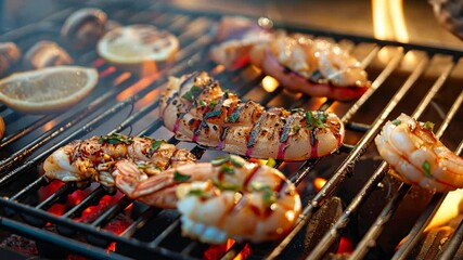 National Seafood Month grilled seafood, October 1st