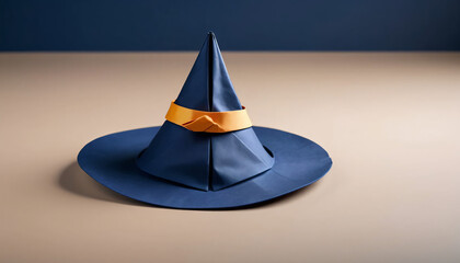 Fototapeta premium origami witch hat