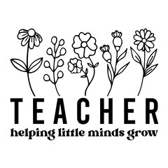 Obraz premium Teacher SVG PNG Design