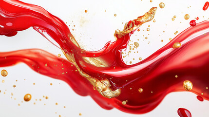 Abstract Art, Flowing Lines, Chinese Style