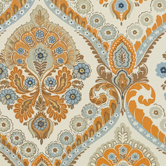 Abstract batik tie-dye textile pattern - Illustration	
