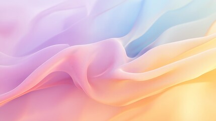 A smooth, flowing gradient of pastel colors, creating a calming effect 