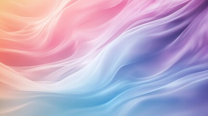 Fototapeta premium A smooth, flowing gradient of pastel colors, creating a calming effect 