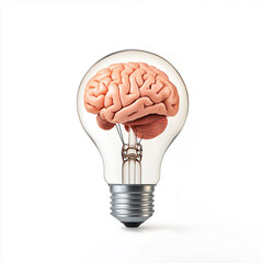 Lightbulb With Brain 