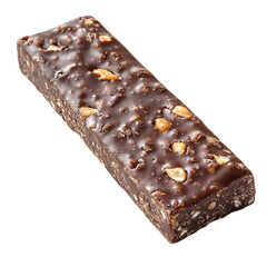 Delicious chocolate bar with crunchy nuts tempting treat