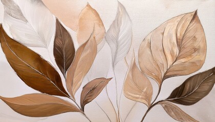 Earthy autumn mosaic leaves: organic texture