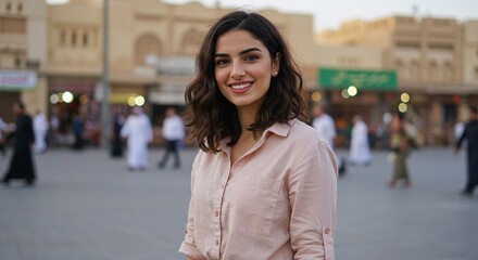 Obraz premium portrait of a woman from Saudi Arabia